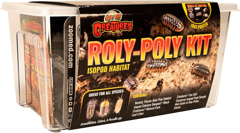 Zoo Med Creatures Roly Poly Isopod Habitat Kit 10.25Inx5Inx5.75in.