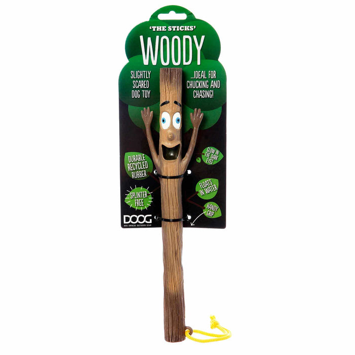 Juguetes para perros DOOG Stick Family Woody Husband Brown 11,02" x 0,98" x 0,98"