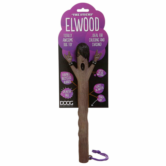 Juguetes para perros DOOG Stick Family Elwood Brown 11,02" x 0,98" x 0,98"