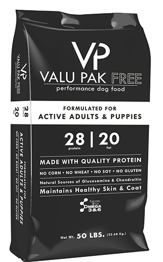 Valu Pak Free 28/20 No corn Dog Food #50