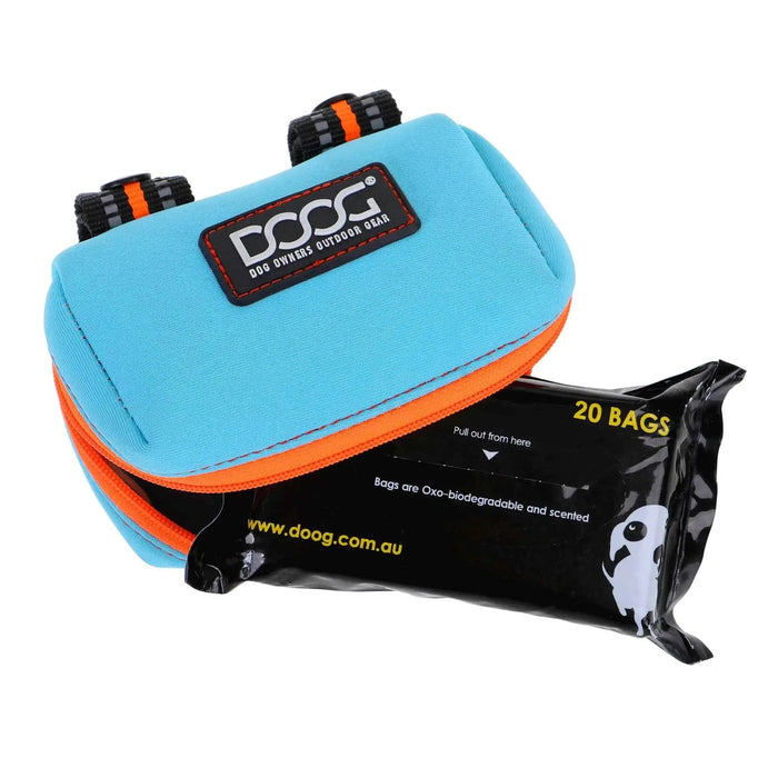 Estuche para walkie-talkie DOOG naranja/azul de 3,93" x 2,75" x 1,57"