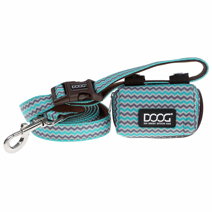 Estuche para walkie-talkie DOOG marrón/azul de 3,93" x 2,75" x 1,57"