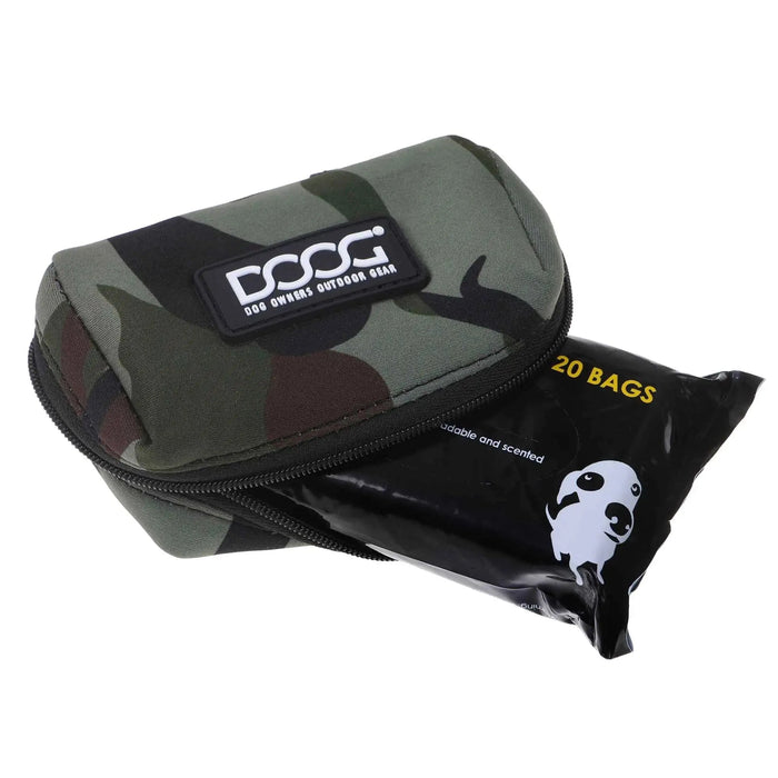 Estuche para walkie talkie DOOG con diseño camuflado de 3,93" x 2,75" x 1,57"