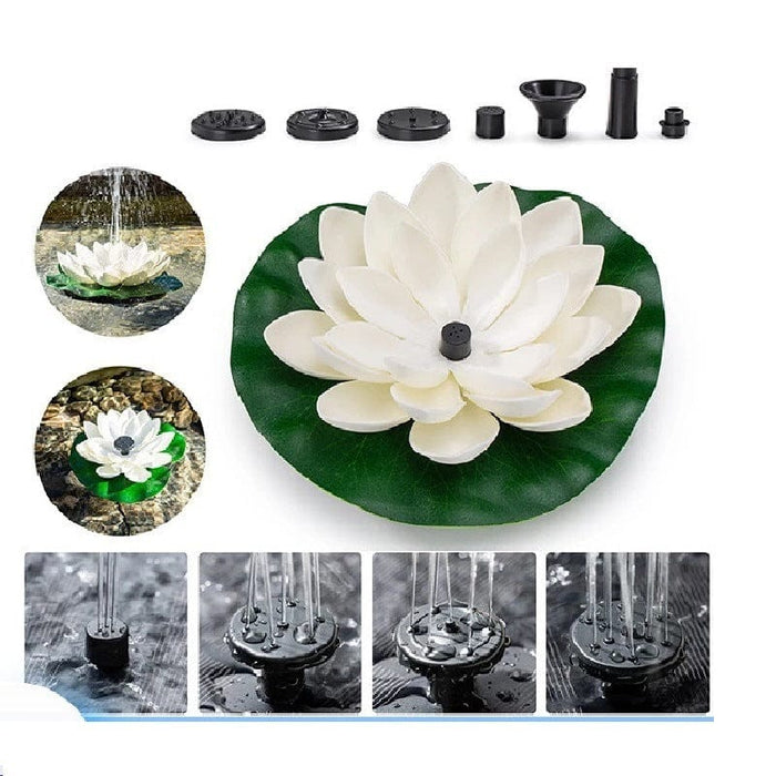 Garden Ornament - Water Garden Solar Pond Fountain -  SHIPPING IS INCLUDED IN THE PRICE OF THIS PRODUCT