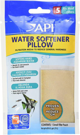 API Water Softener Pillow Size 5 Filtration Media to Reduce General Hardness