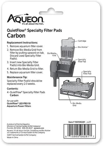 Aqueon Carbon for QuietFlow LED Pro Power Filter 10