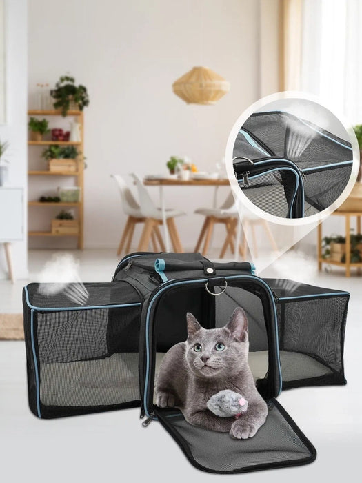 Pet Carrier, Airline Approved Cat And Dog Carrier On Wheels, Expandable Rolling Pet Carrier, Dog And Cat Travel Camping  - Free Shipping in US