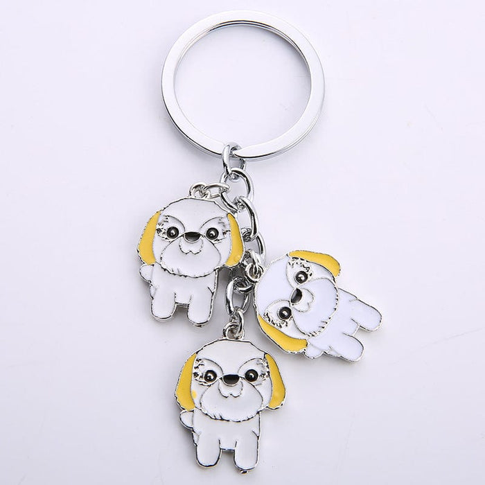 Little Creative Gifts Metal Key Ring Pet Dog Keychain Pendant - SHIPPING IS INCLUDED IN THE PRICE OF THIS PRODUCT