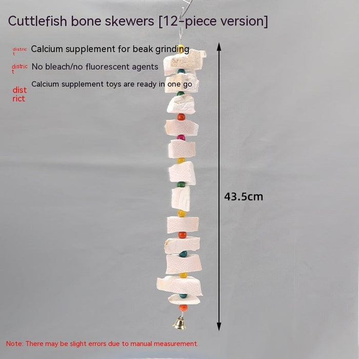 Suplemento de calcio masticable - Juguete para pájaros - EL ENVÍO ESTÁ INCLUIDO EN EL PRECIO DE ESTE PRODUCTO