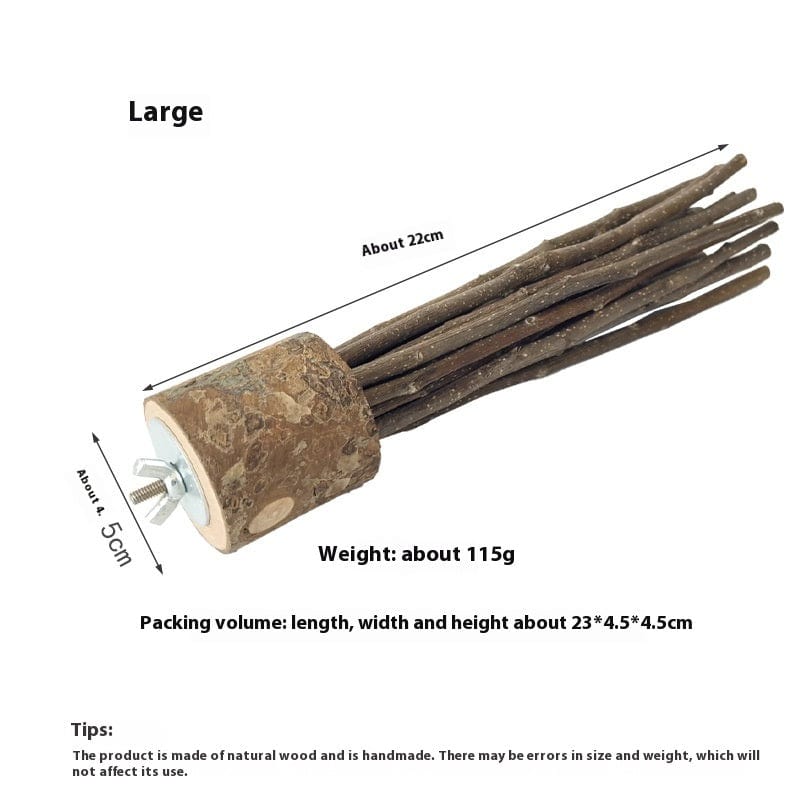 Natural Log Chew Toy - Bird - Hamster - Rabbit - Guinea Pig - Small Animal - SHIPPING IS INCLUDED IN THE PRICE OF THIS PRODUCT