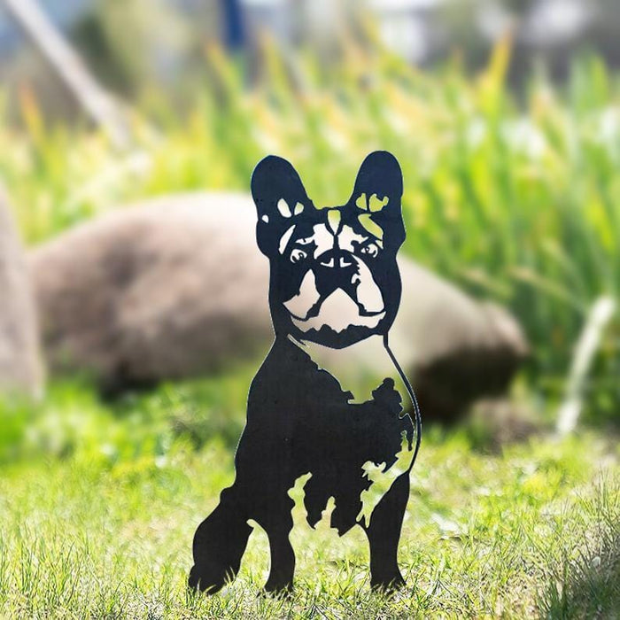 Metal Dog Silhouette Garden Ornament - SHIPPING IS INCLUDED IN THE PRICE OF THIS PRODUCT