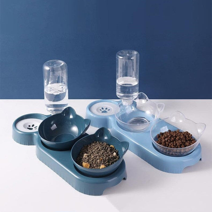 Cat Bowl Anti-tumble Automatic Feeding Water Fountain                           SHIPPING IS INCLUDED IN THE PRICE OF THIS PRODUCT