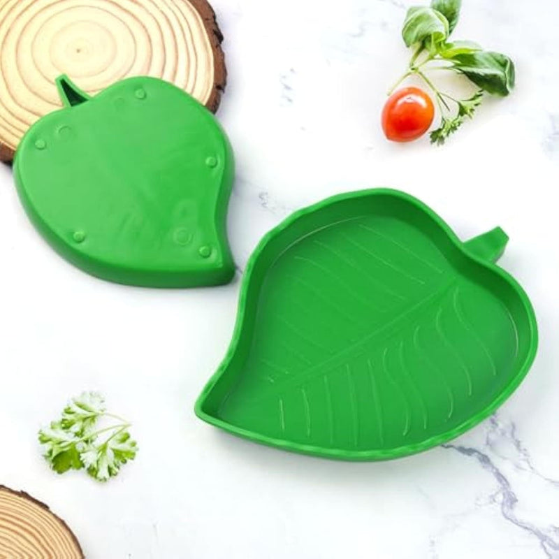 Reptile Leaf Food or Water Bowl  - For Tortoise, Lizards, Young Bearded Dragons, Small Snakes, 2 Sizes -  SHIPPING IS INCLUDED IN THE PRICE OF THIS PRODUCT