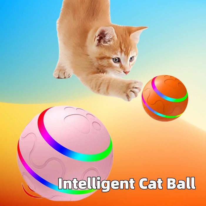 Juguete de pelota de acción automática autogiratoria para gatos o perros - Pelota inteligente recargable por USB - EL ENVÍO ESTÁ INCLUIDO EN EL PRECIO DE ESTE PRODUCTO