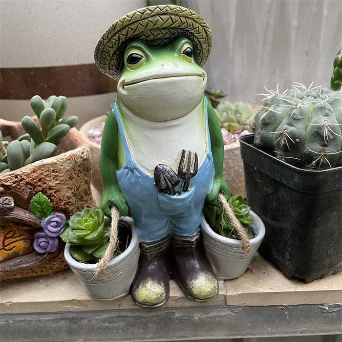 Frog Planter  - Garden Ornament -  SHIPPING IS INCLUDED IN THE PRICE OF THIS PRODUCT