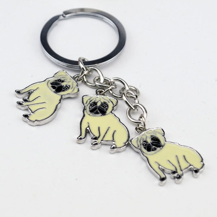 Little Creative Gifts Metal Key Ring Pet Dog Keychain Pendant - SHIPPING IS INCLUDED IN THE PRICE OF THIS PRODUCT