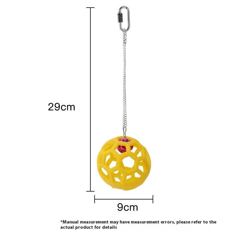 Parrot Hanging Bell Ball Bird Toy - SHIPPING IS INCLUDED IN THE PRICE OF THIS PRODUCT