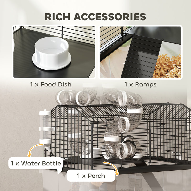 2 Tier Hamster Cage with 12" Deep Tray