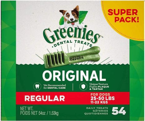 Greenies Regular Dental Dog Treats