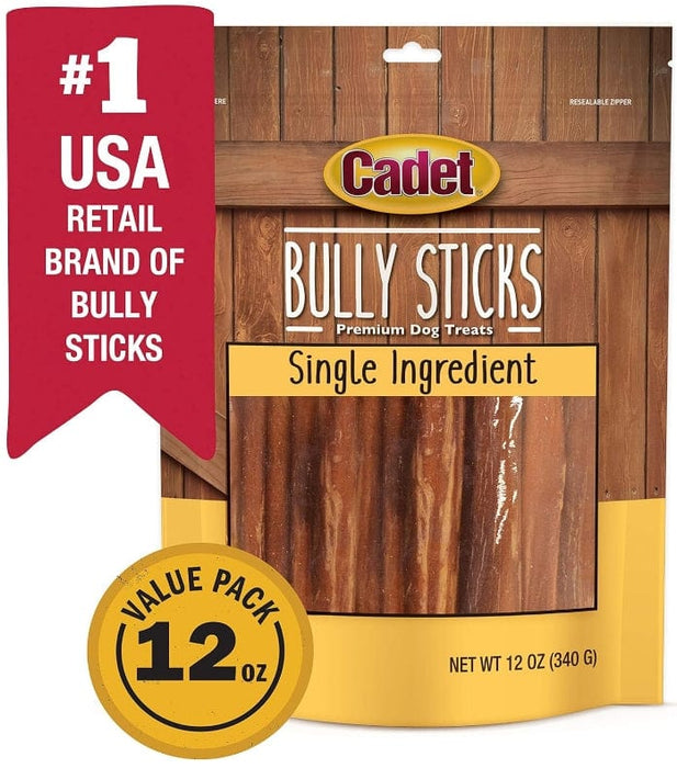 Cadet Single Ingredient Bully Sticks for Dogs Small