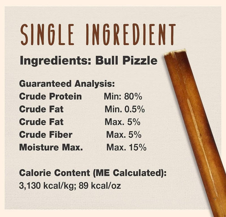 Cadet Single Ingredient Bully Sticks for Dogs Small