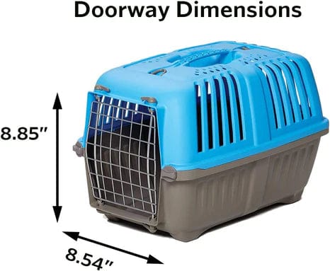 MidWest Spree Pet Carrier Blue Plastic Dog Carrier