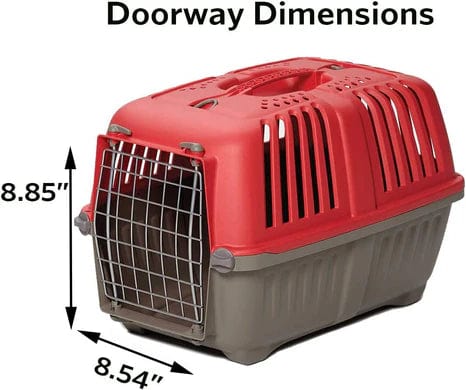 MidWest Spree Pet Carrier Red Plastic Dog Carrier