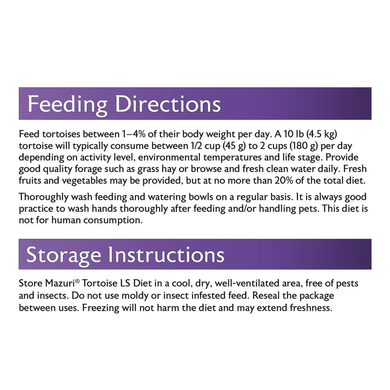 Mazuri Tortoise LS Diet 12oz