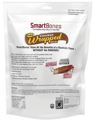 SmartBones Mini Chicken Wrapped Sticks Rawhide Free Dog Chew
