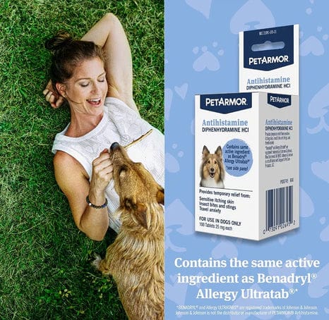 PetArmor Antihistamine Medication for Allergies for Dogs