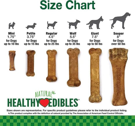 Nylabone Healthy Edibles Chews Turkey and Sweet Potato Flavor Petite