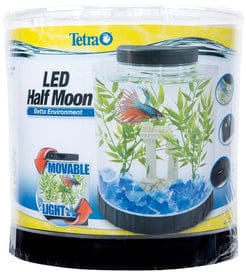 Tetra LED Half Moon Betta Kit 1 Gallon Black