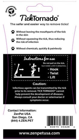 ZenPet Tick Tornado Removal Tool