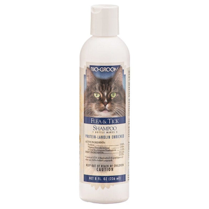 Champú antipulgas y garrapatas Bio Groom para gatos, 8 oz