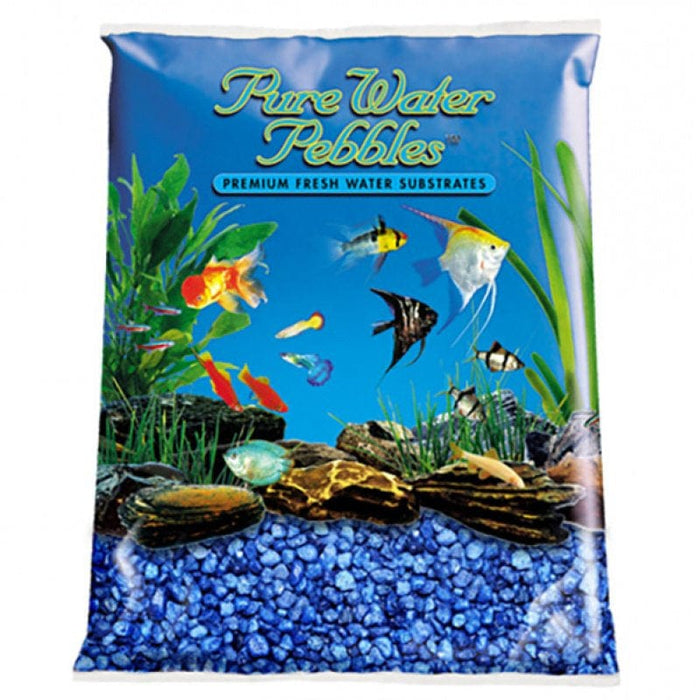 Pure Water Pebbles Aquarium Gravel Marine Blue